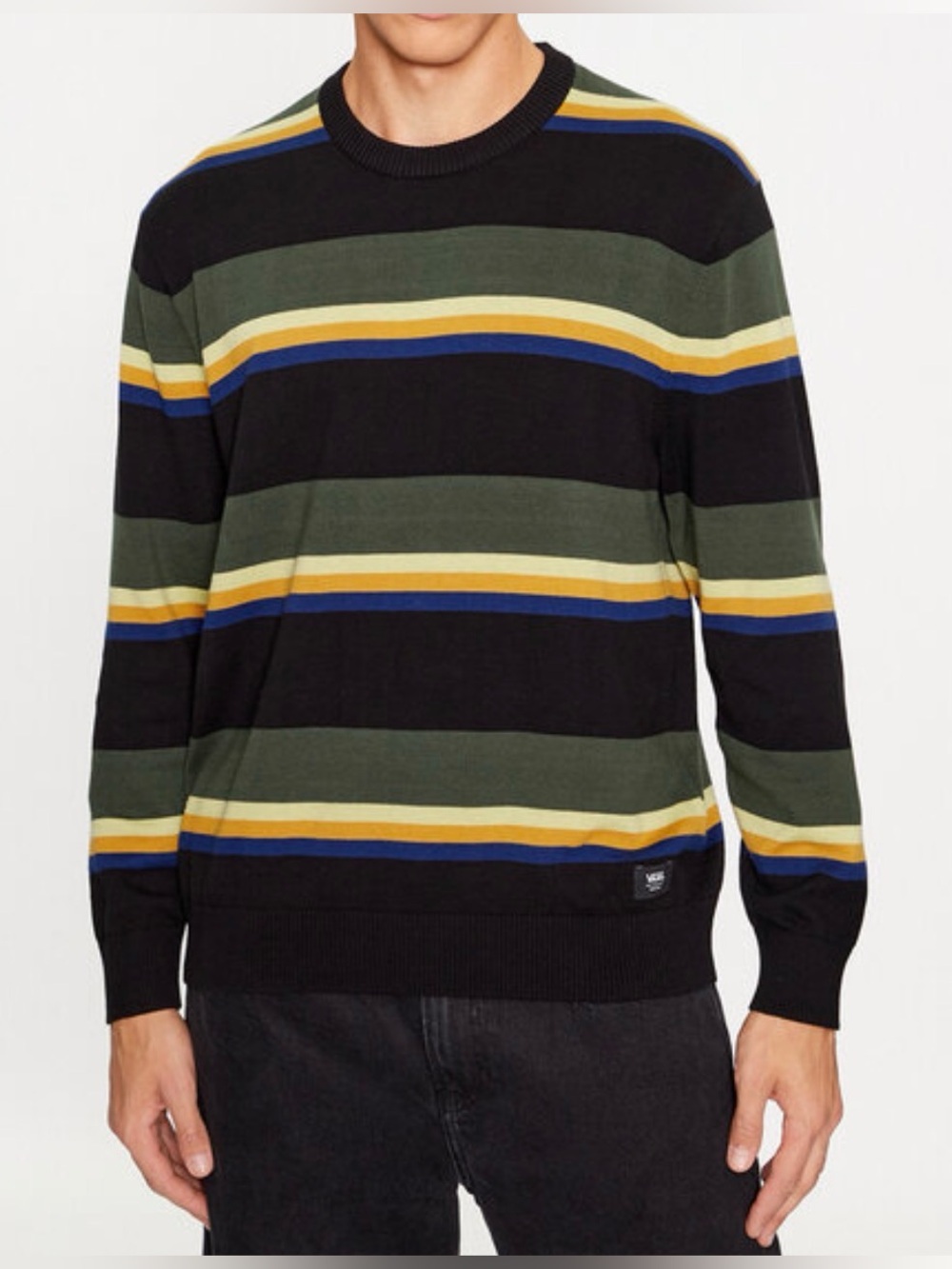 Vans Tacuba Stripe Crewneck Sweater Men’s Size Small